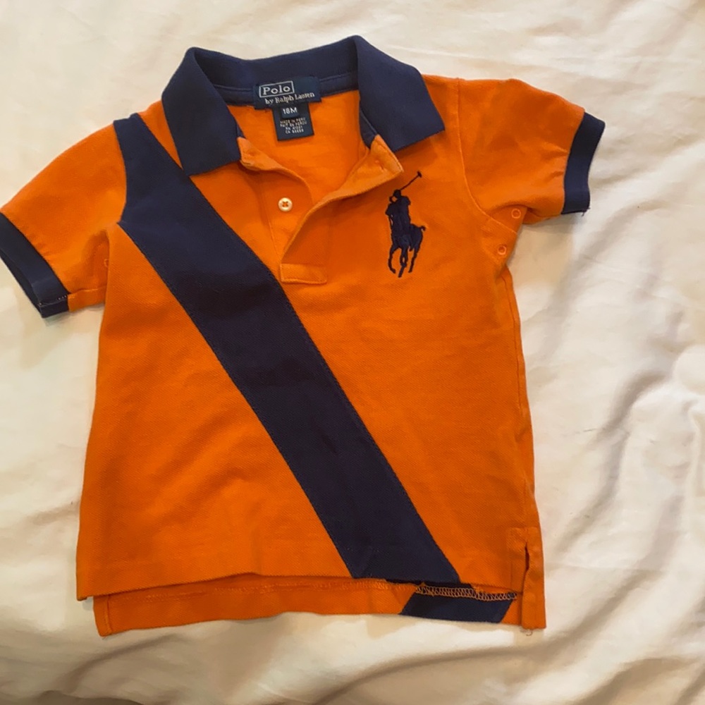 Ralph Lauren Polo orange shirt